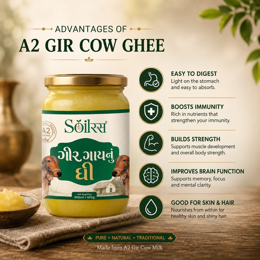 Benefits of A2 Gir cow ghee